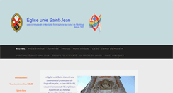 Desktop Screenshot of egliseuniesaintjean.org